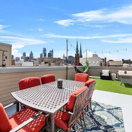Brand New Dbl Unit Roofdeck Outdoor Patio Villa Philadelphia Exterior photo