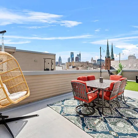 Brand New Dbl Unit Roofdeck Outdoor Patio Villa Philadelphia Exterior photo